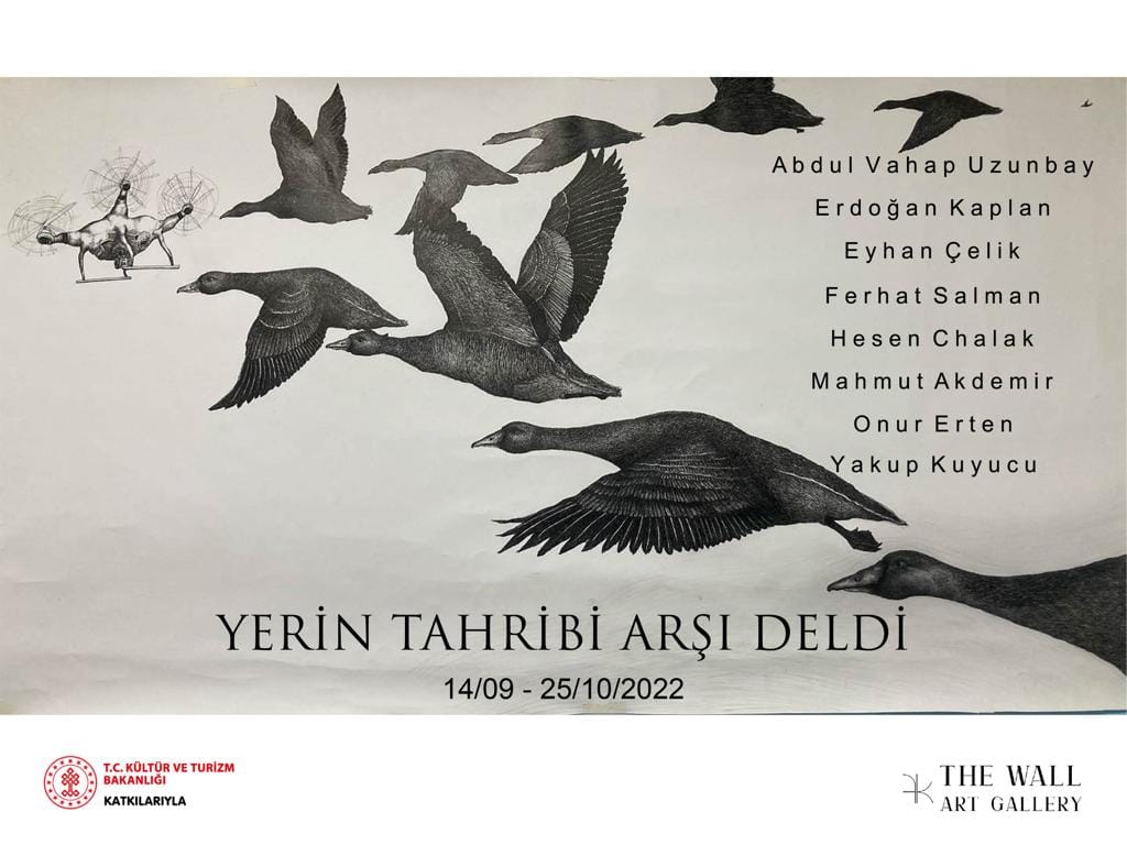 Yerin Tahribi Arşı Deldi sergi afişi